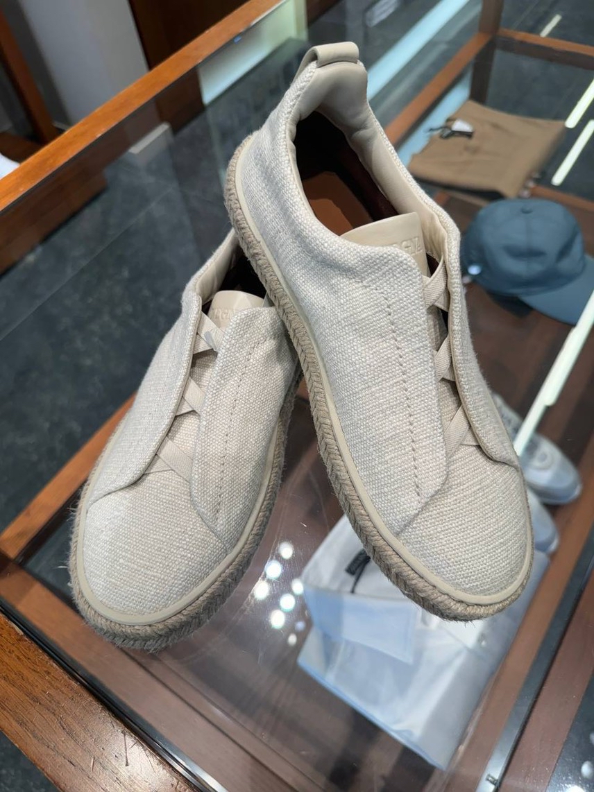 ERMENEGILDO ZEGNA Sneakers front view - Men's luxury Shoes