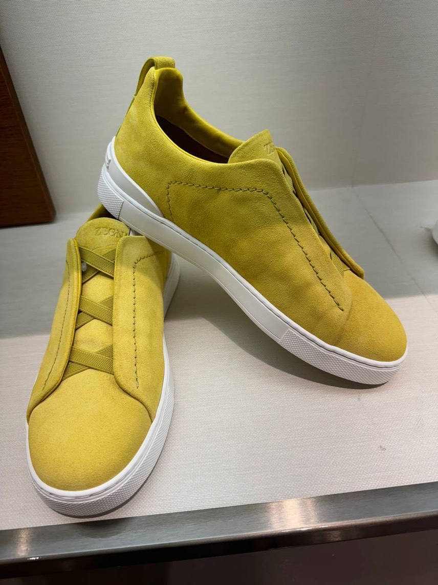 ERMENEGILDO ZEGNA Sneakers front view - Men's luxury Shoes