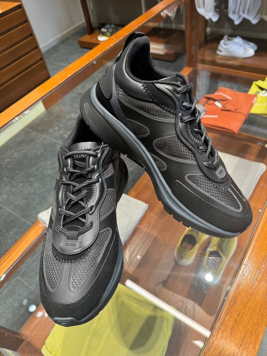 ERMENEGILDO ZEGNA Sneakers front view - Men's luxury Shoes