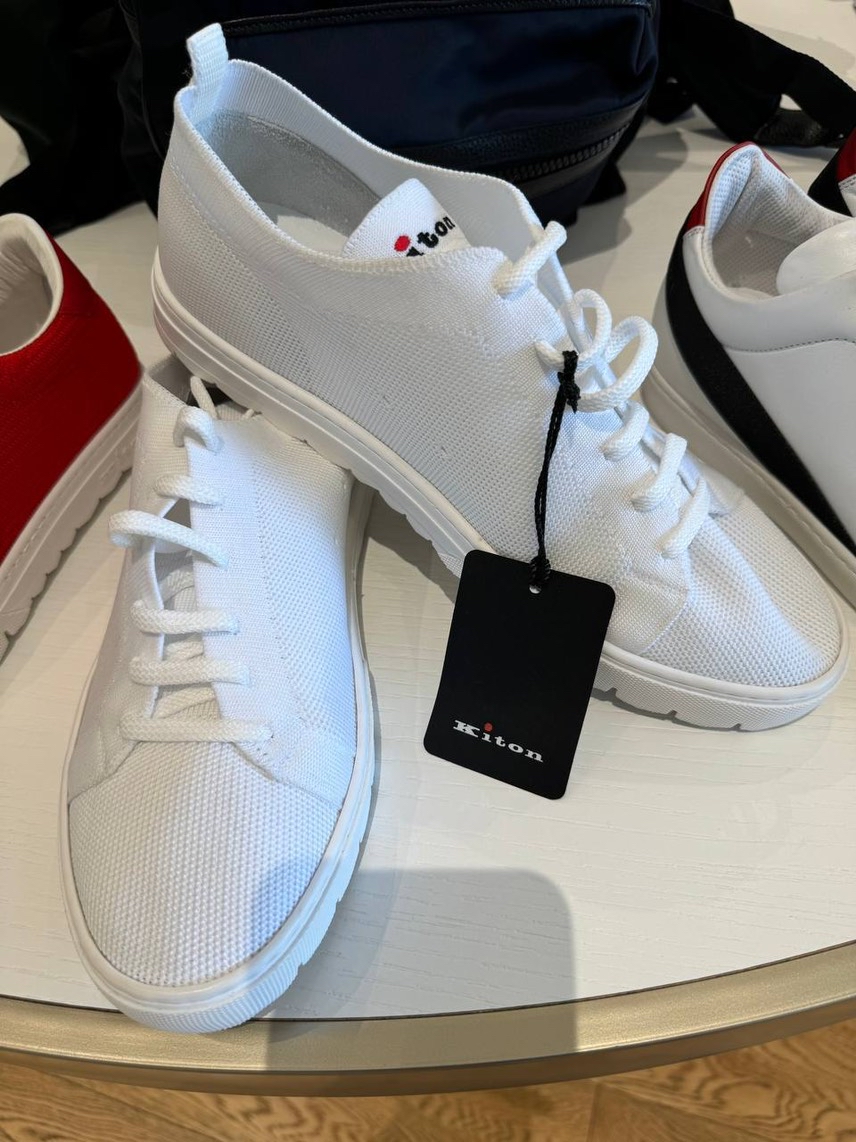 KITON Sneakers front view - Men's luxury Shoes