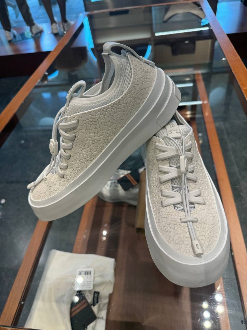 ERMENEGILDO ZEGNA Sneakers front view - Men's luxury Shoes