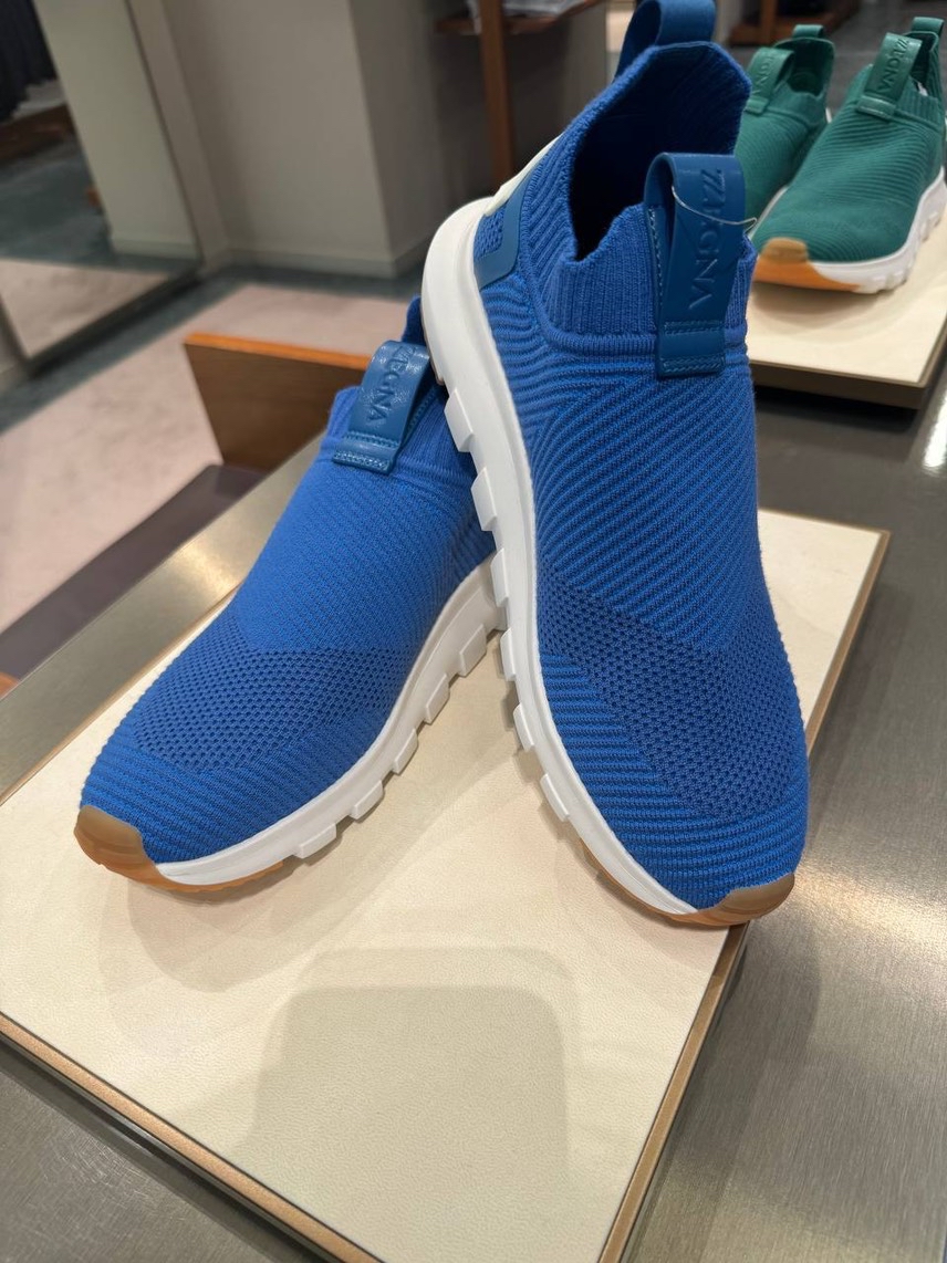 ERMENEGILDO ZEGNA Sneakers front view - Men's luxury Shoes