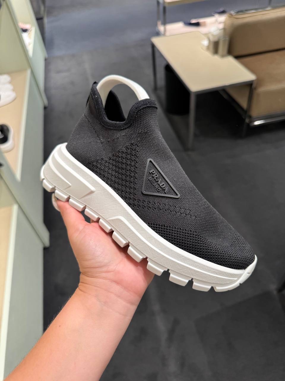 PRADA Sneakers front view - Women's luxury Shoes