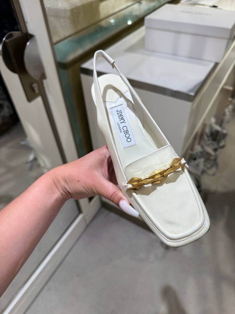 JIMMY CHOO Sandals side view - Women's luxury Shoes