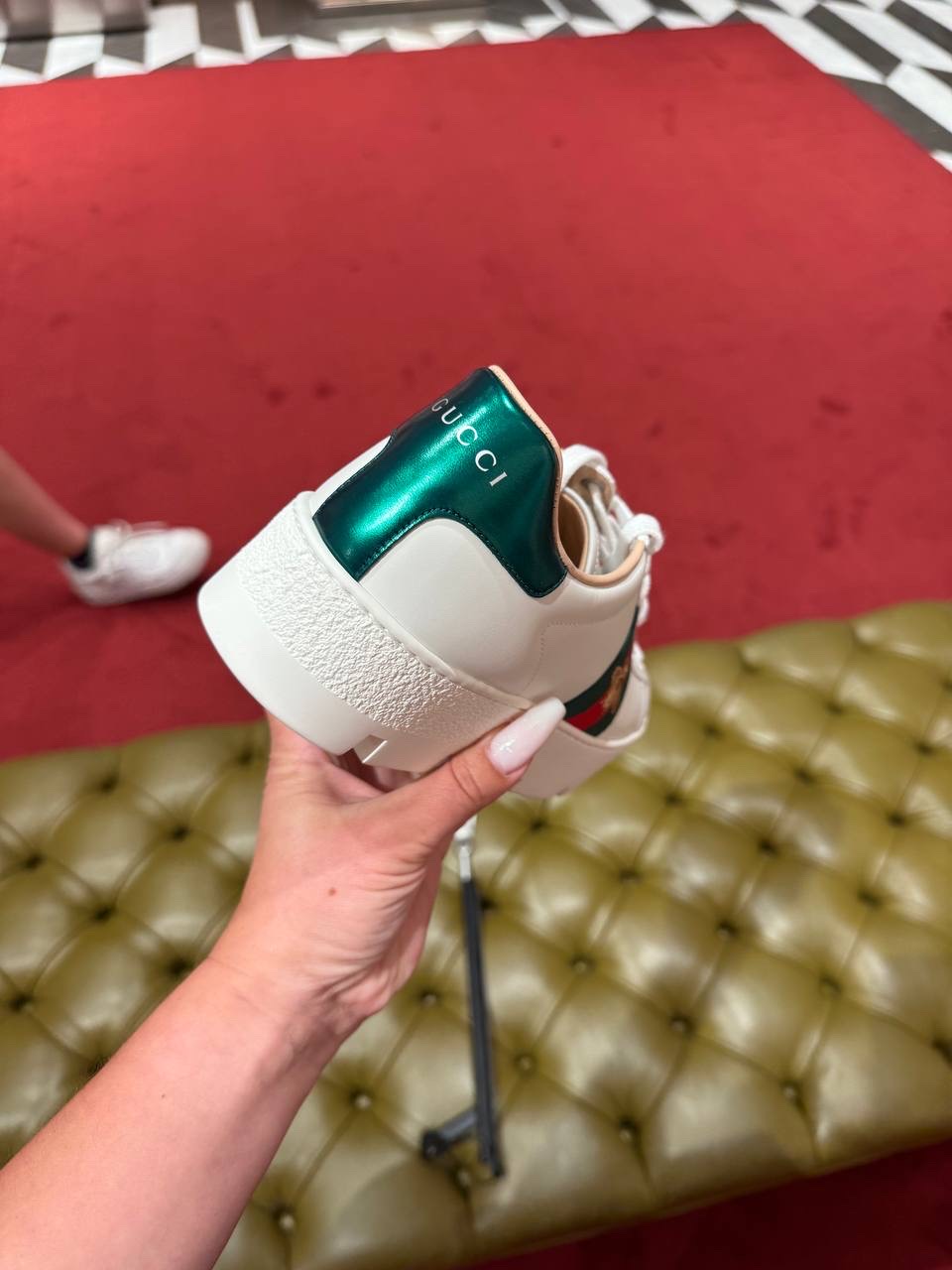 GUCCI Sneakers side view - Women's luxury Shoes