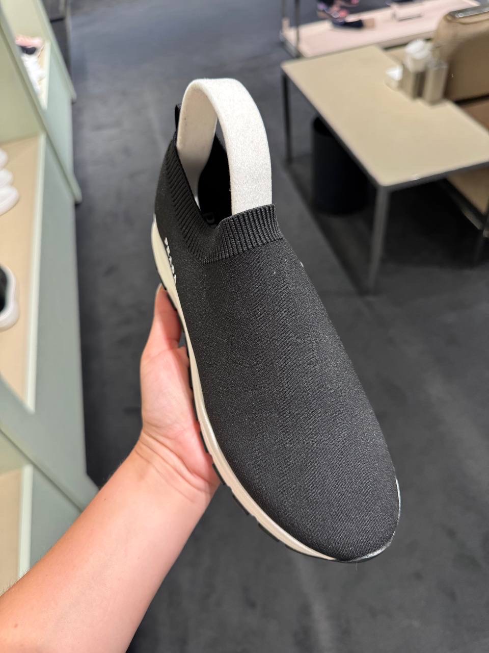 PRADA Sneakers side view - Women's luxury Shoes