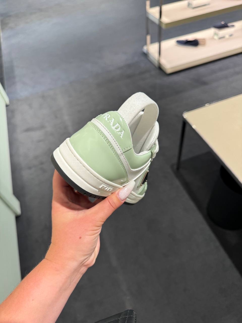 PRADA Sneakers side view - Women's luxury Shoes