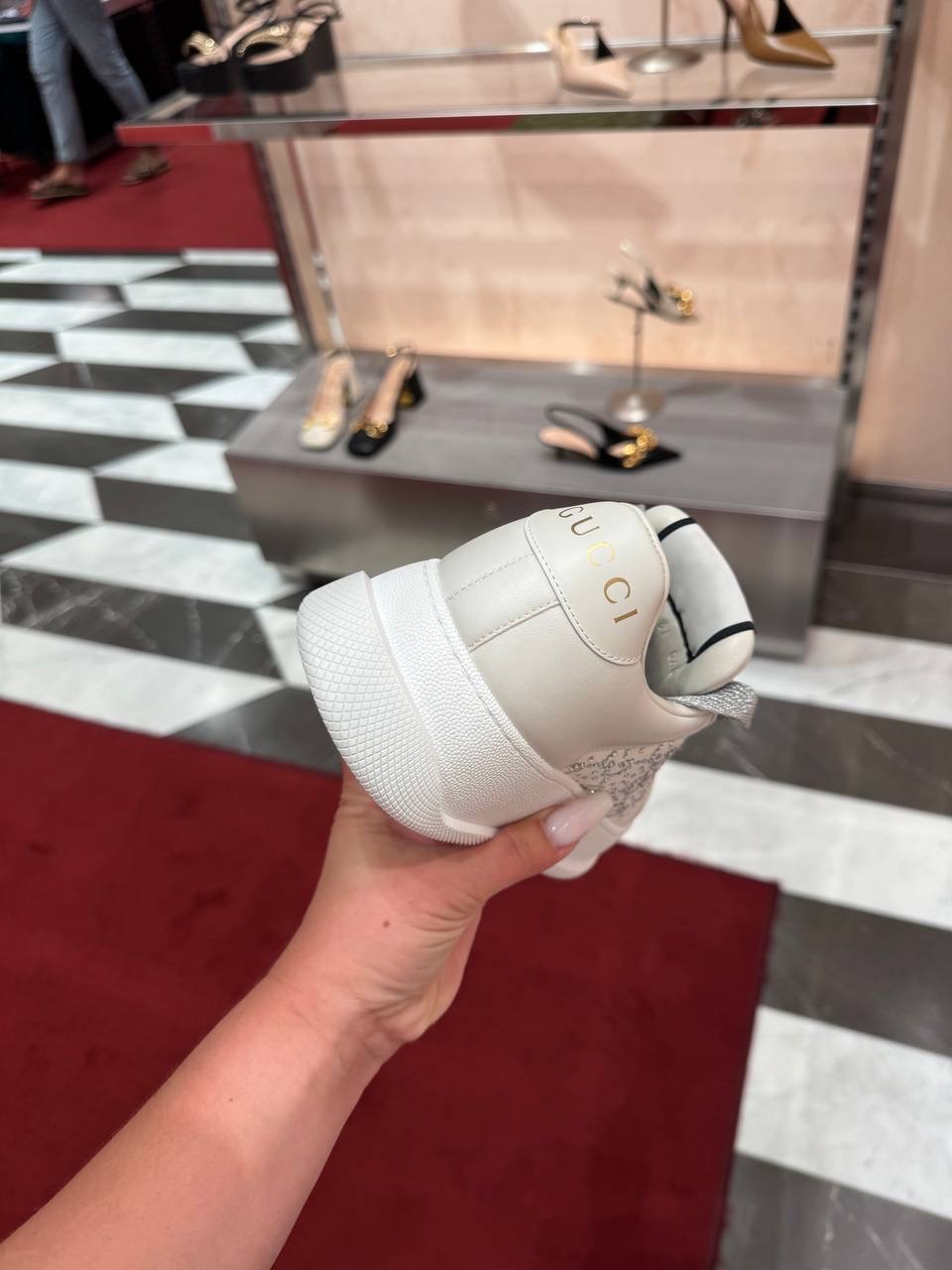 GUCCI Sneakers side view - Women's luxury Shoes