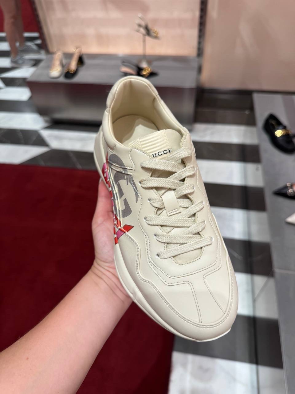 GUCCI Sneakers side view - Women's luxury Shoes