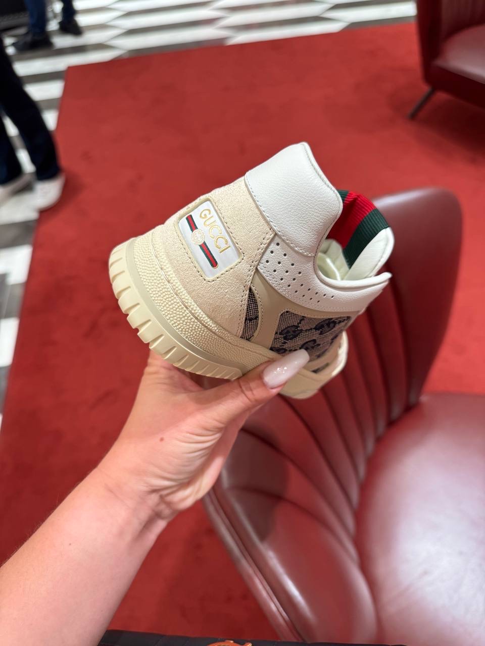 GUCCI Sneakers side view - Women's luxury Shoes