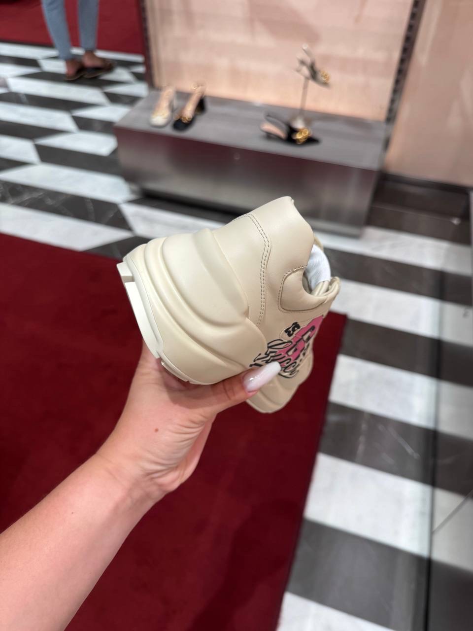 GUCCI Sneakers side view - Women's luxury Shoes