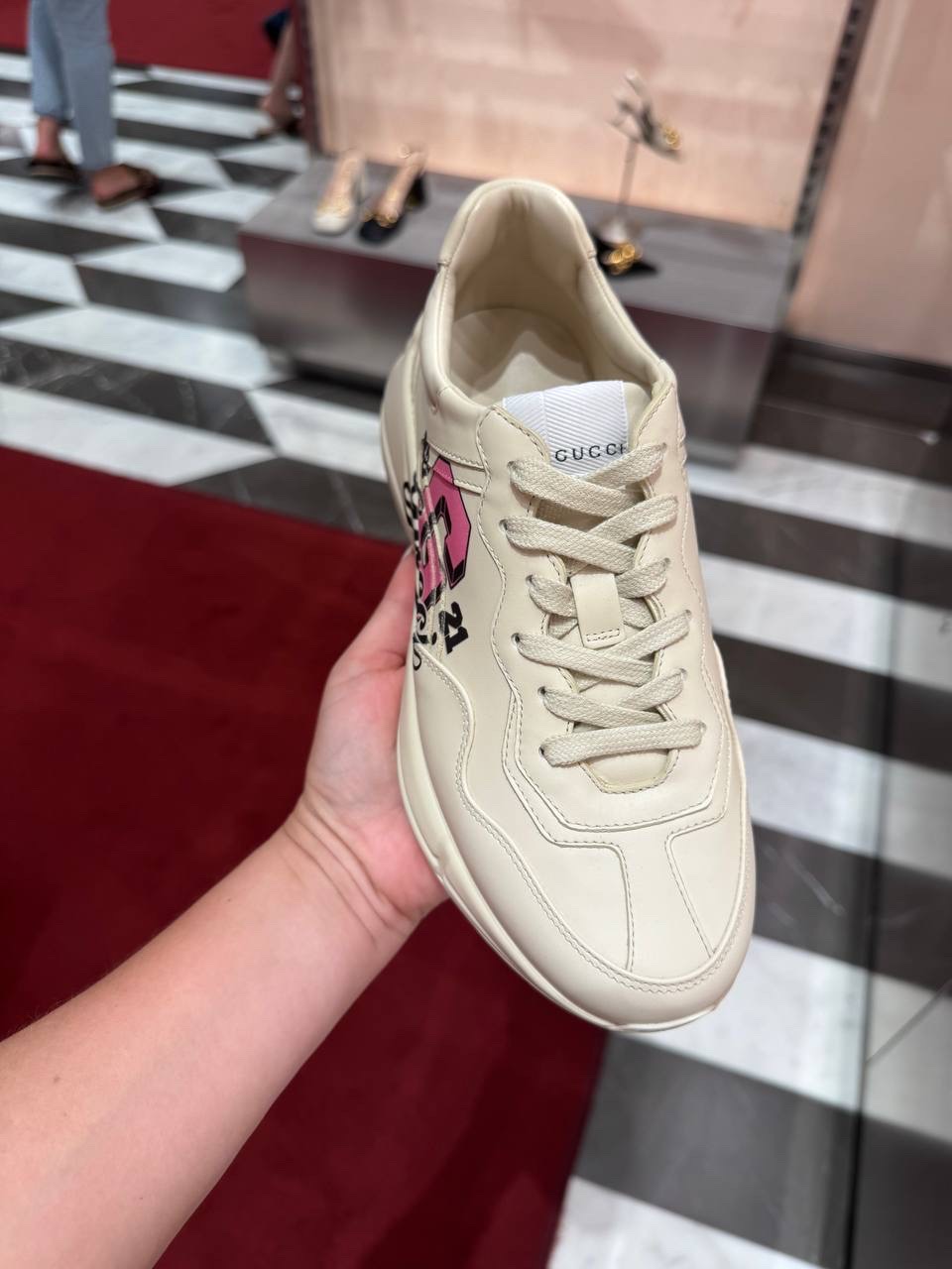 GUCCI Sneakers side view - Women's luxury Shoes