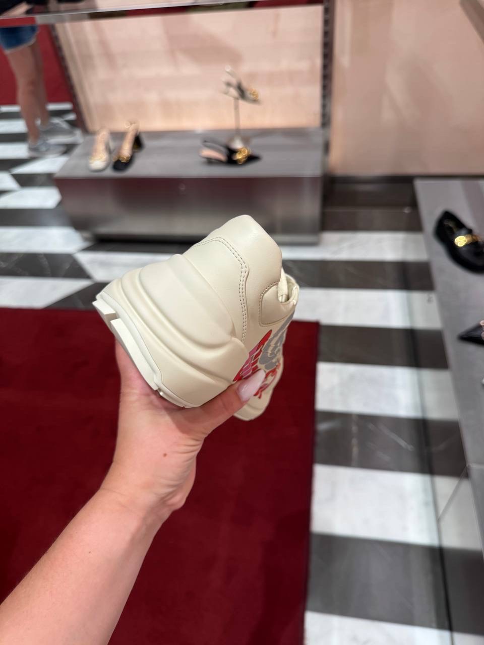 GUCCI Sneakers side view - Women's luxury Shoes