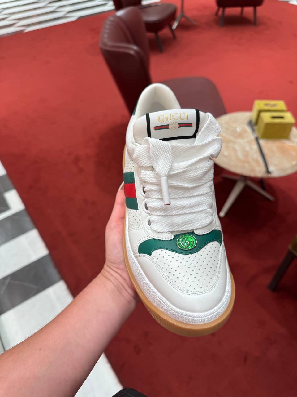 GUCCI Sneakers side view - Women's luxury Shoes
