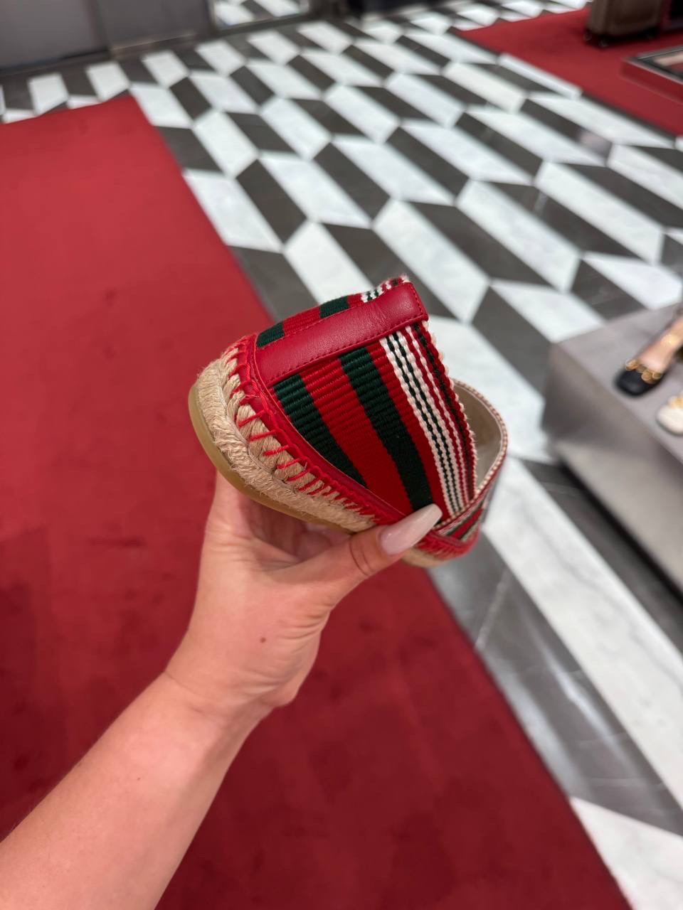 GUCCI Espadrilles side view - Women's luxury Shoes