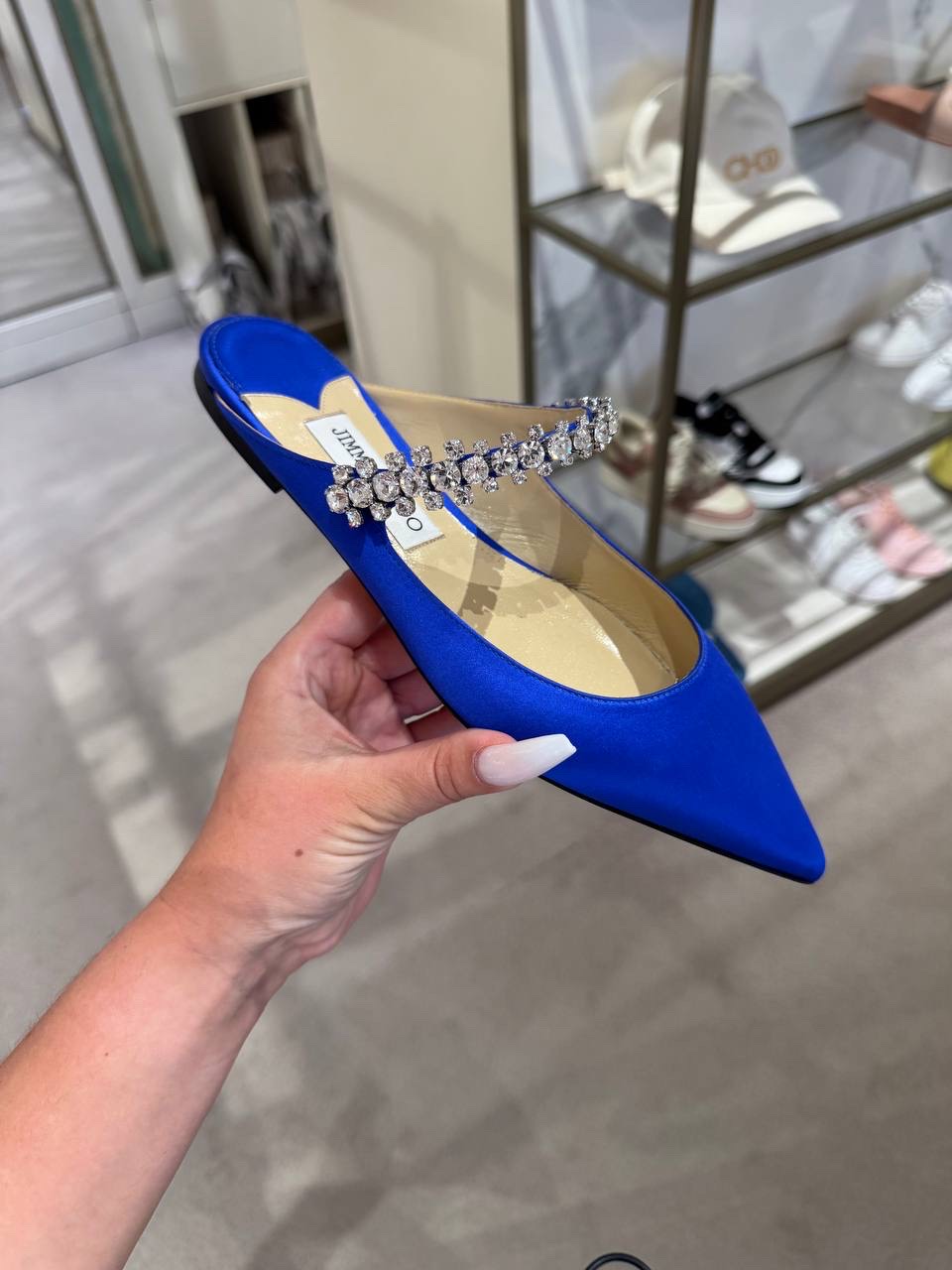 JIMMY CHOO Slides front view - Women's luxury Shoes