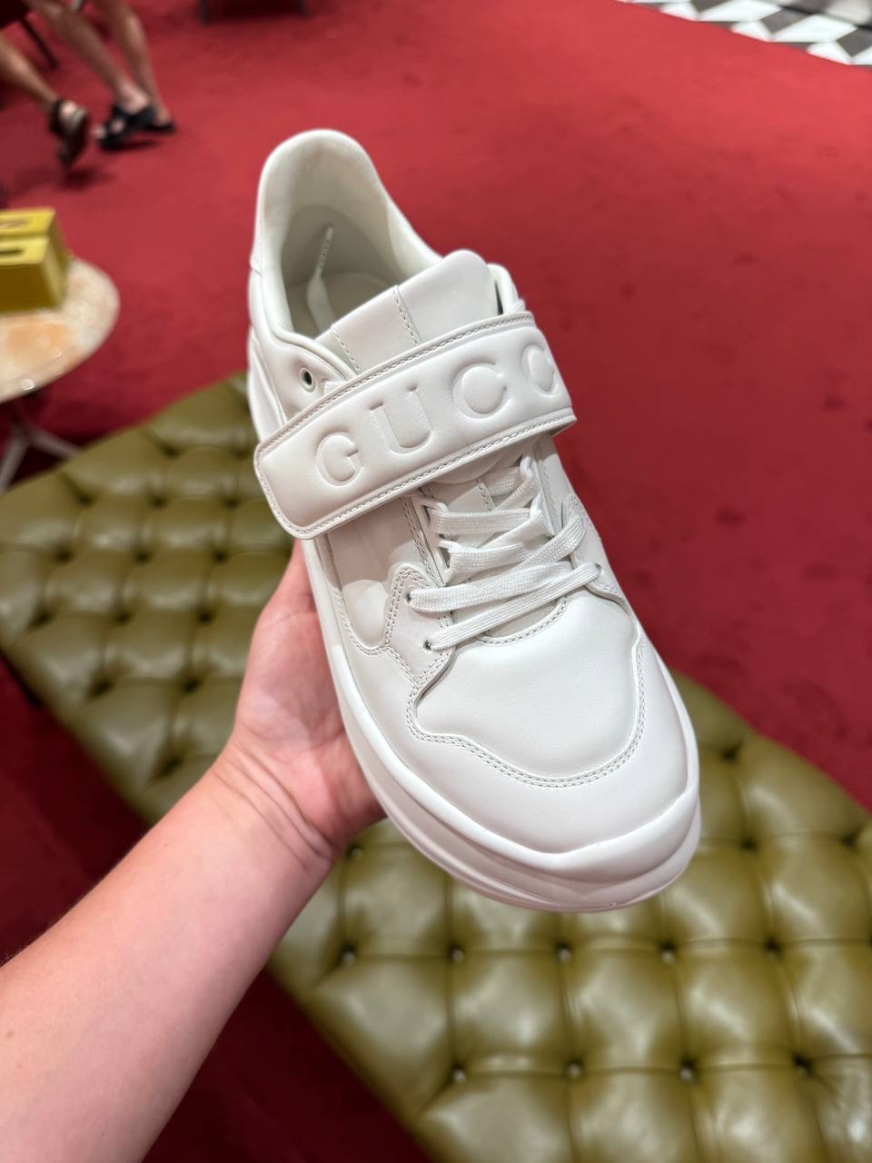 GUCCI Sneakers side view - Women's luxury Shoes