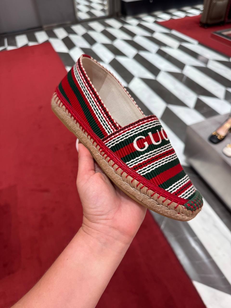 GUCCI Espadrilles front view - Women's luxury Shoes