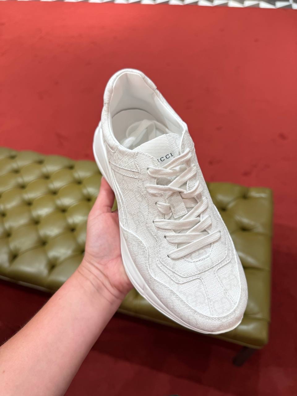 GUCCI Sneakers side view - Women's luxury Shoes
