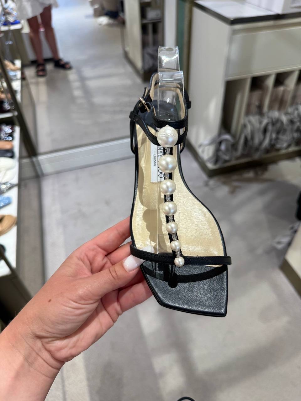 JIMMY CHOO Sandals side view - Women's luxury Shoes
