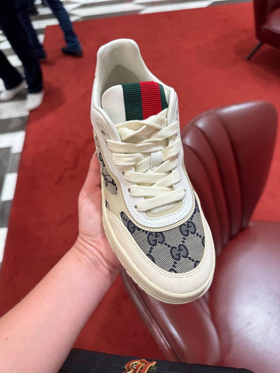 GUCCI Sneakers side view - Women's luxury Shoes