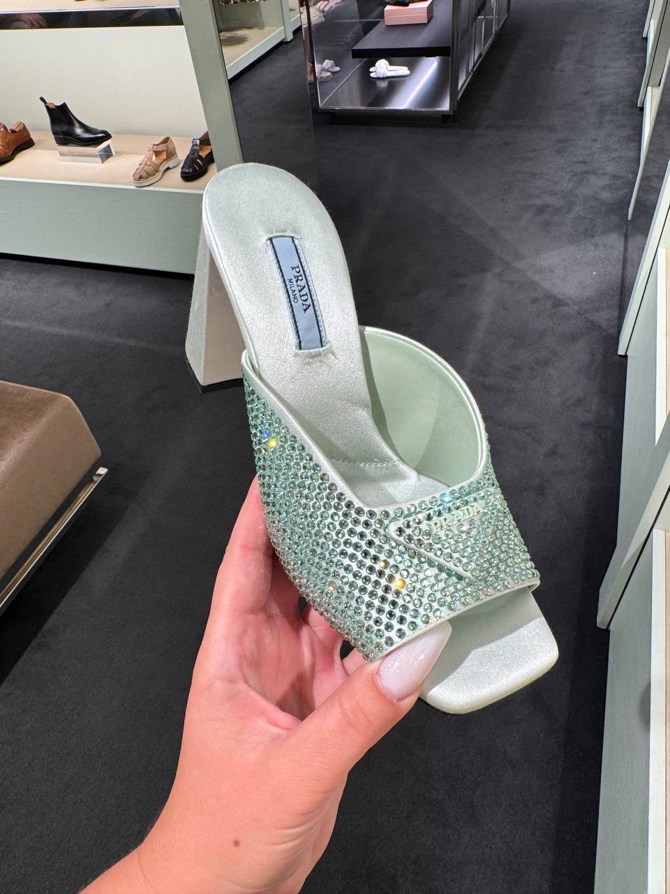 PRADA Sandals side view - Women's luxury Shoes