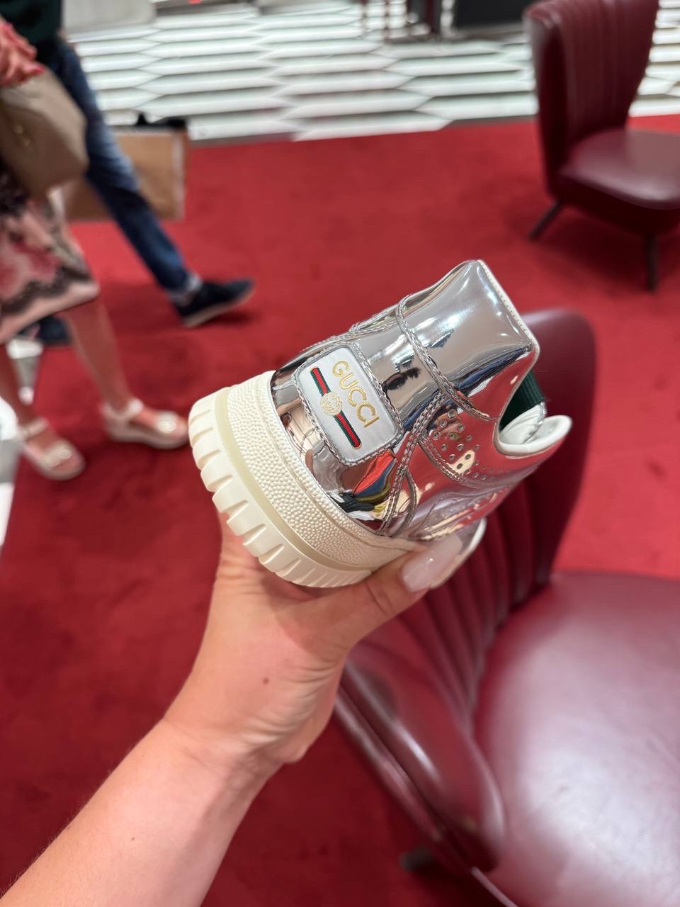 GUCCI Sneakers side view - Women's luxury Shoes