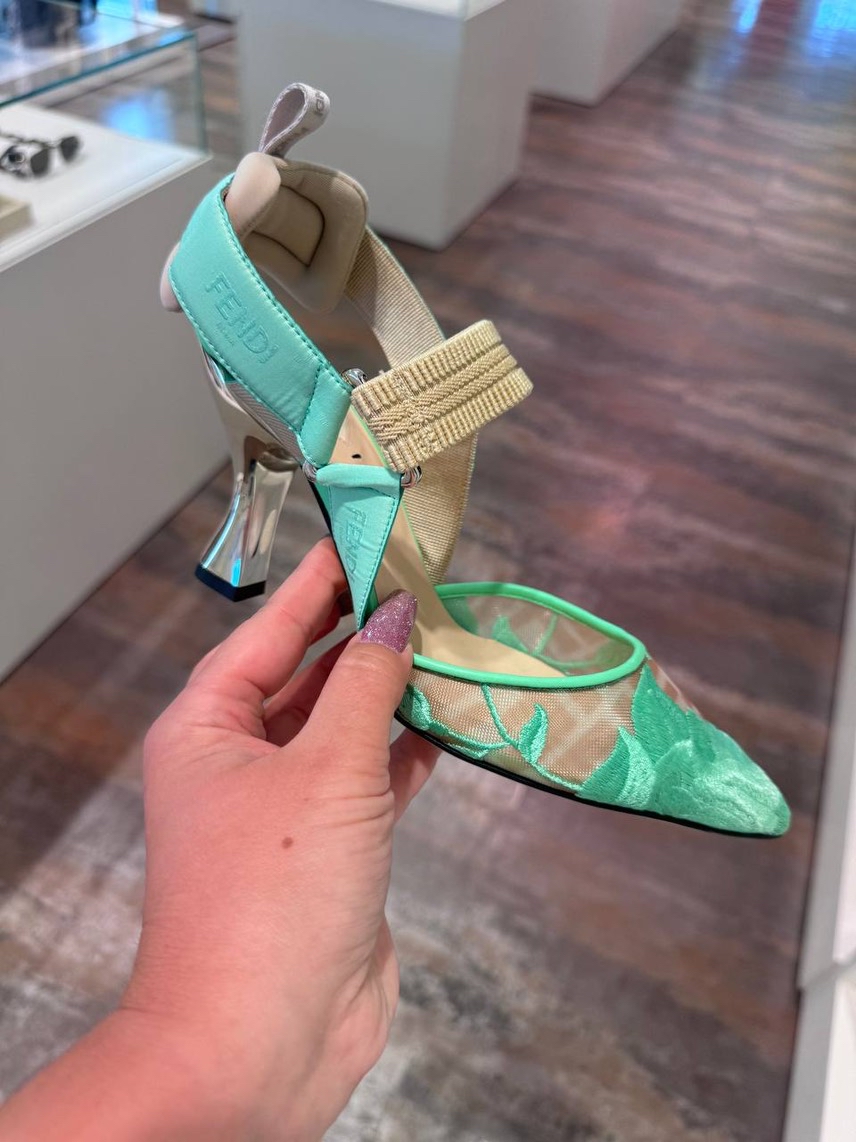 FENDI Sandals front view - Women's luxury Shoes
