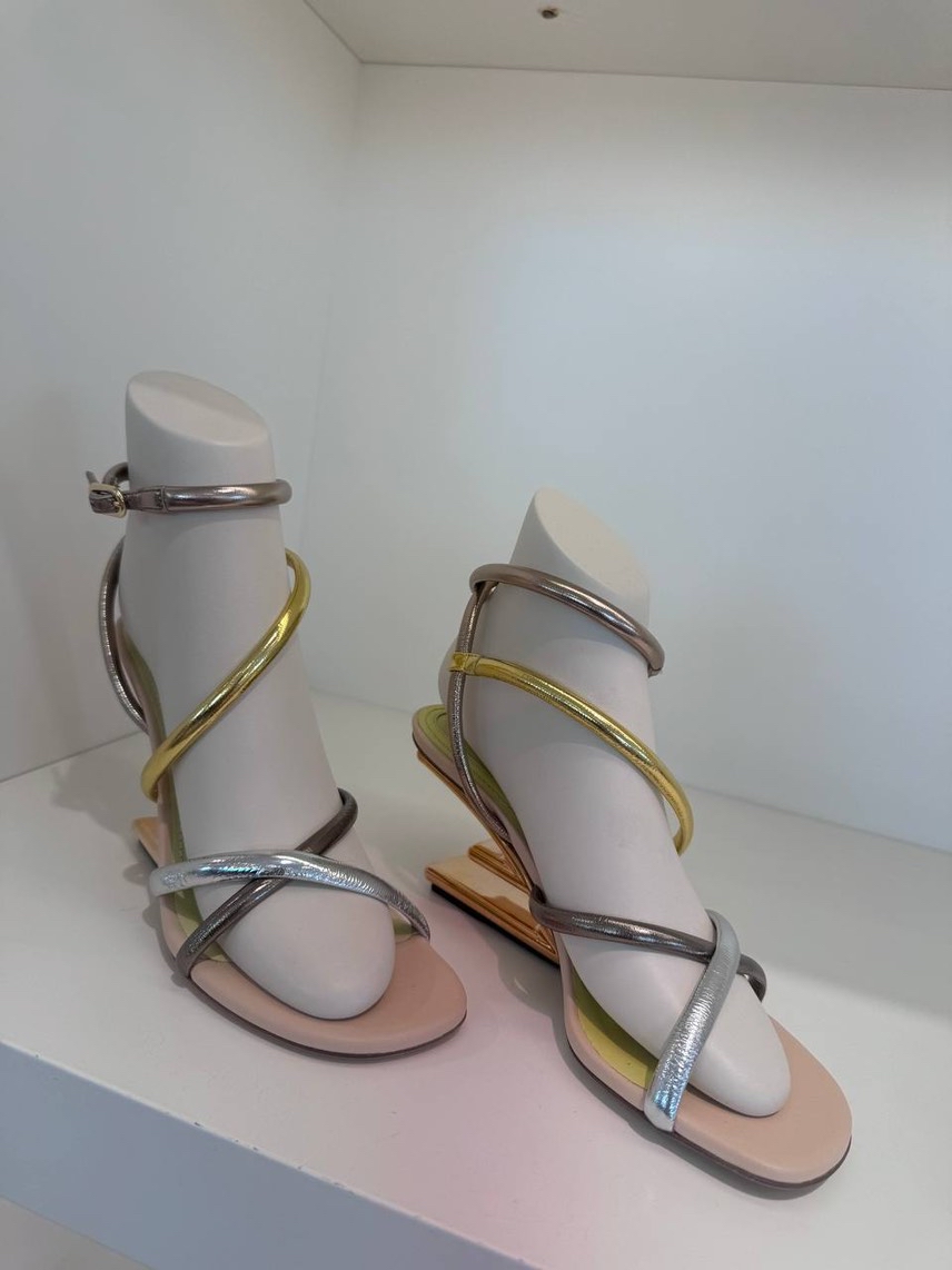 FENDI Sandals side view - Women's luxury Shoes