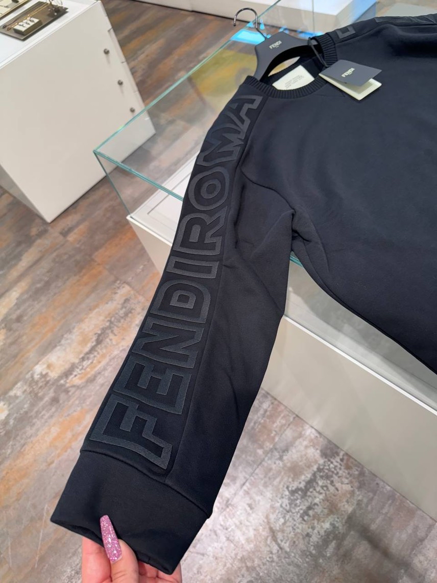 FENDI Hoodies side view - Men's luxury Clothes