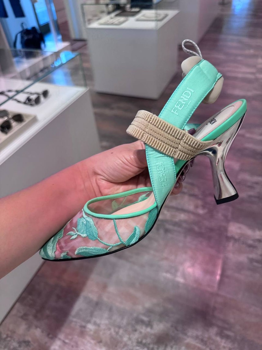 FENDI Sandals side view - Women's luxury Shoes