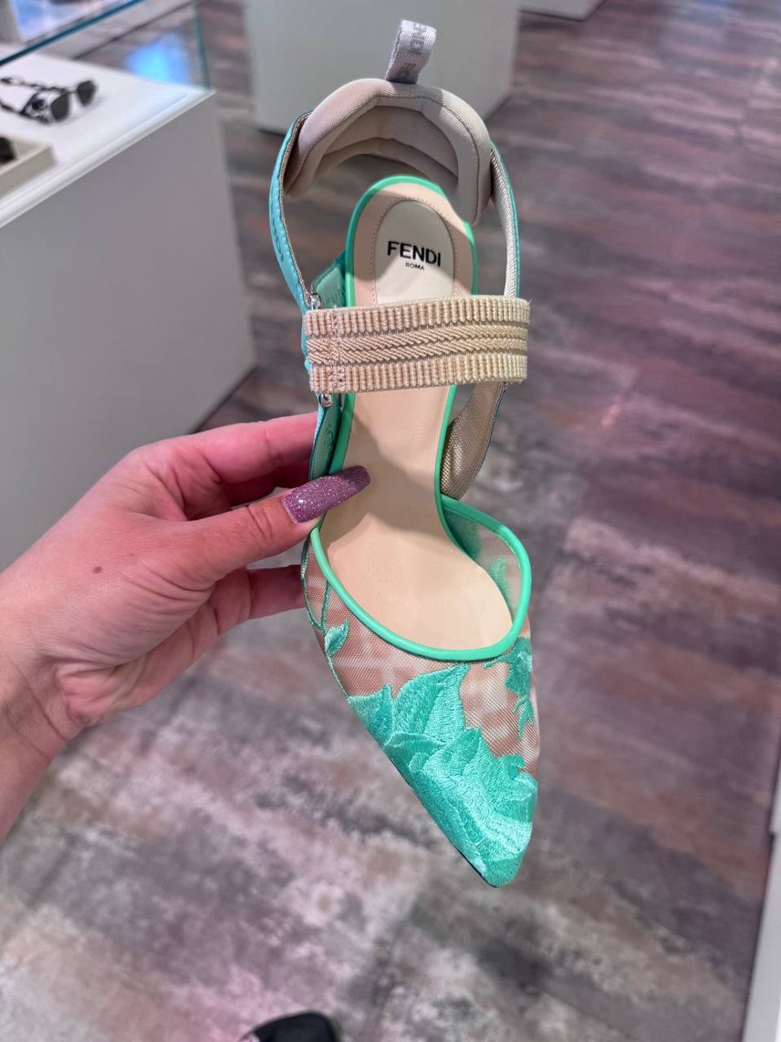 FENDI Sandals side view - Women's luxury Shoes