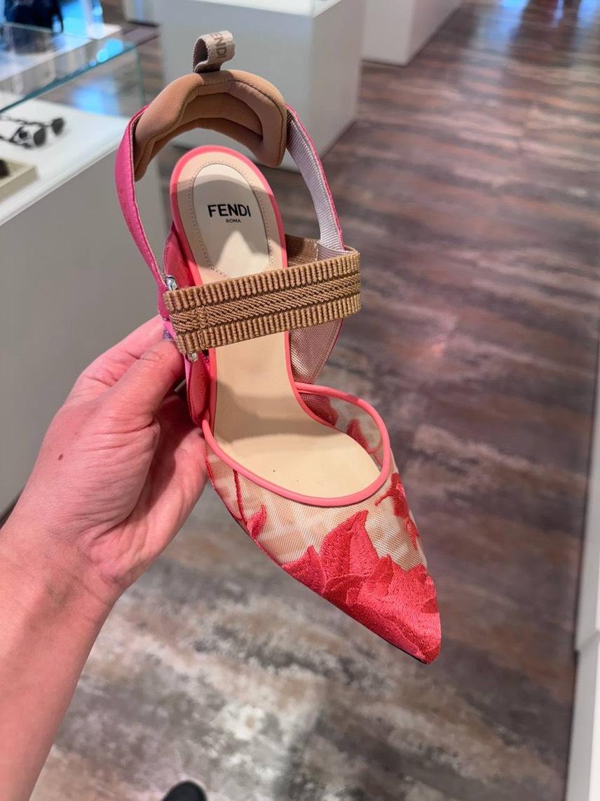 FENDI Sandals side view - Women's luxury Shoes