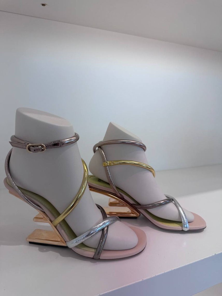FENDI Sandals side view - Women's luxury Shoes