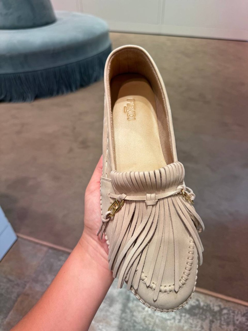 FENDI Moccasins side view - Men's luxury Shoes