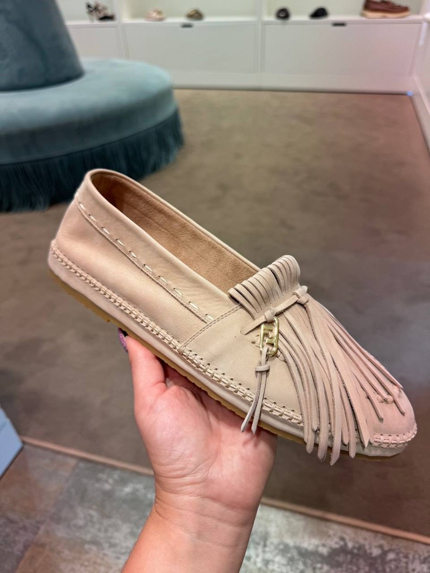 FENDI Moccasins front view - Men's luxury Shoes