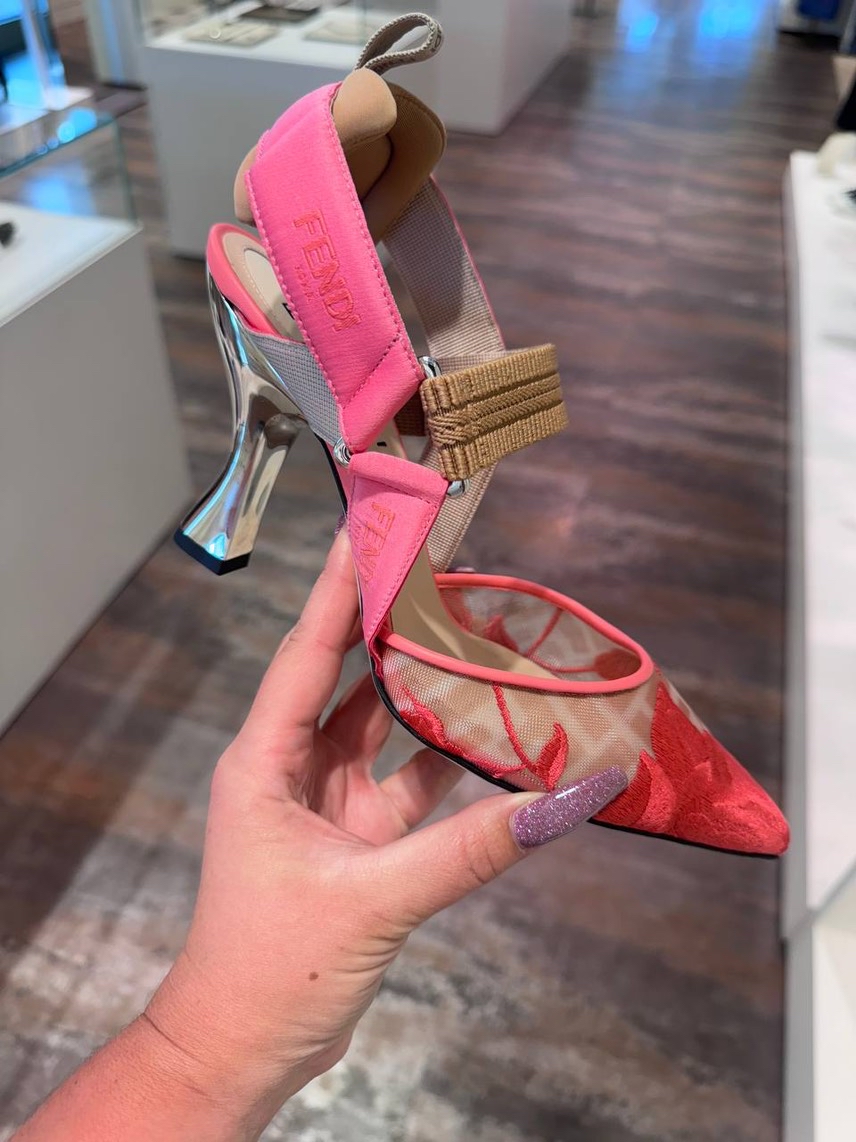 FENDI Sandals front view - Women's luxury Shoes
