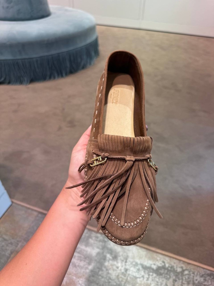 FENDI Moccasins side view - Men's luxury Shoes