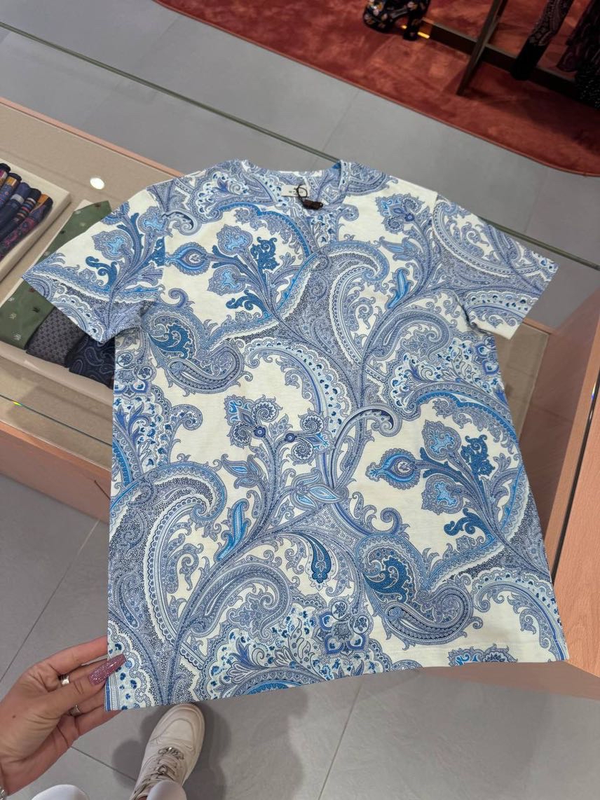 ETRO T-shirt and Polo front view - Men's luxury Clothes