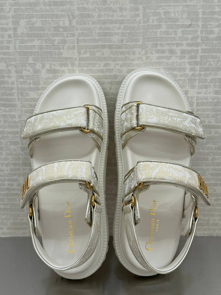DIOR Sandals side view - Women's luxury Shoes