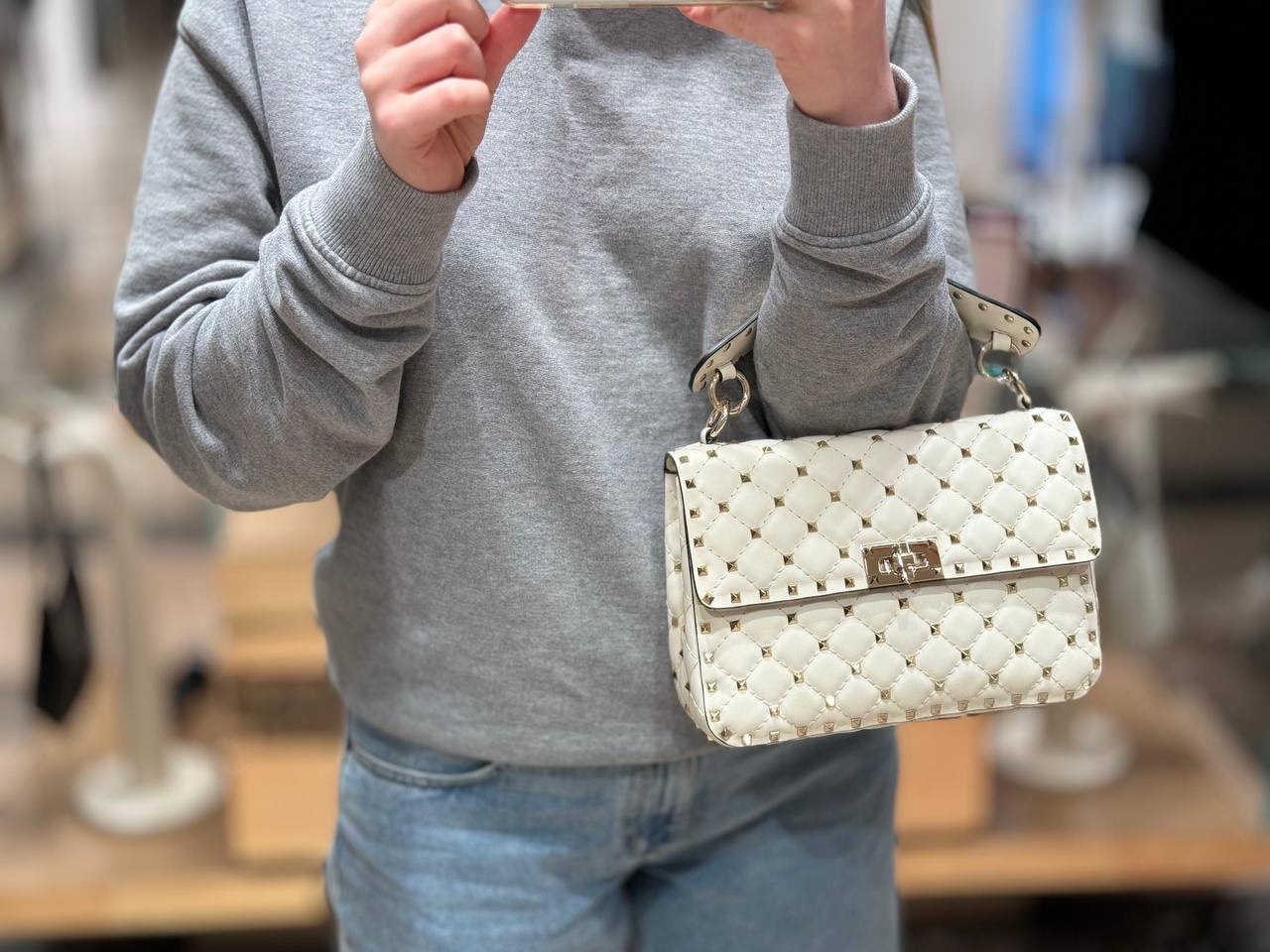 VALENTINO GARAVANI Crossbody bags side view - Women's luxury Bags