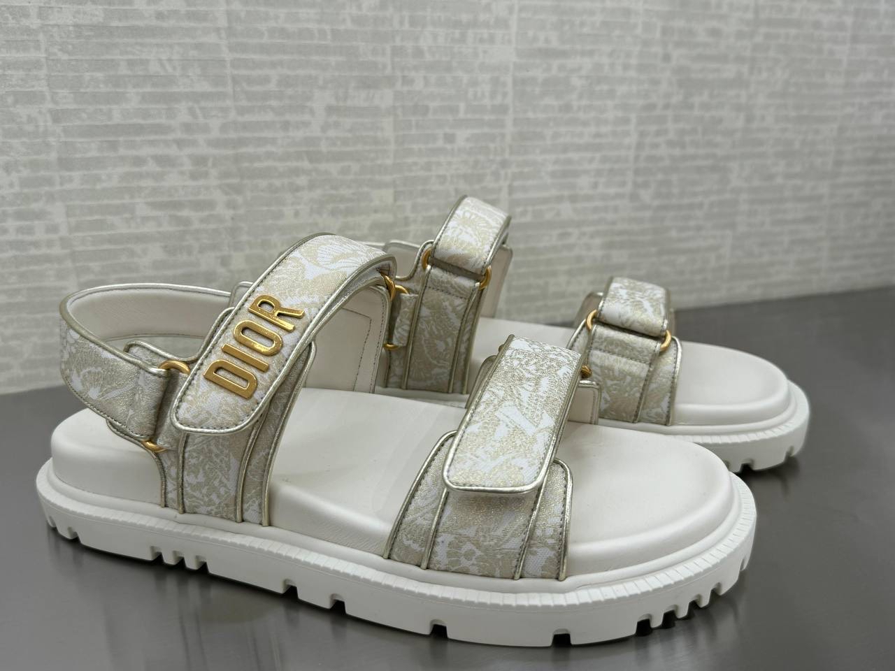 DIOR Sandals side view - Women's luxury Shoes