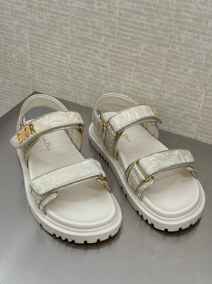 DIOR Sandals side view - Women's luxury Shoes