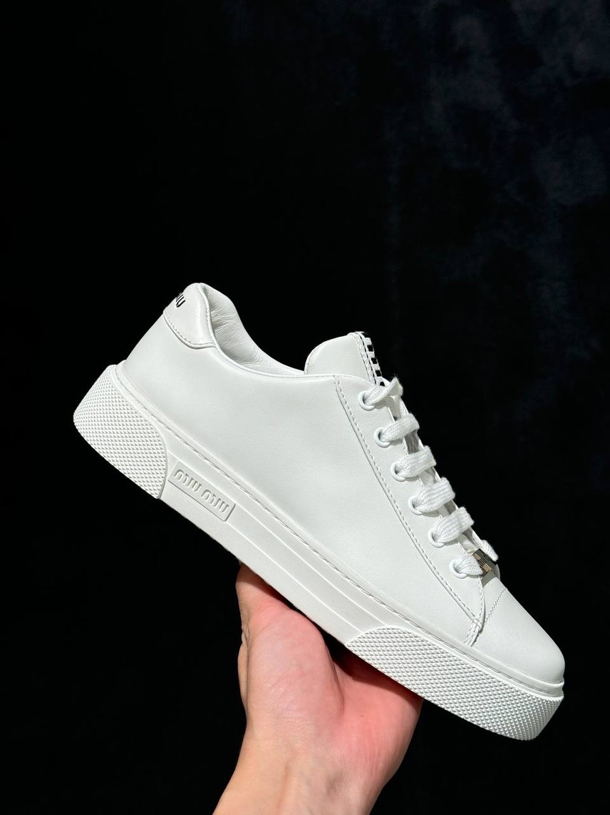 MIU MIU Sneakers side view - Women's luxury Shoes