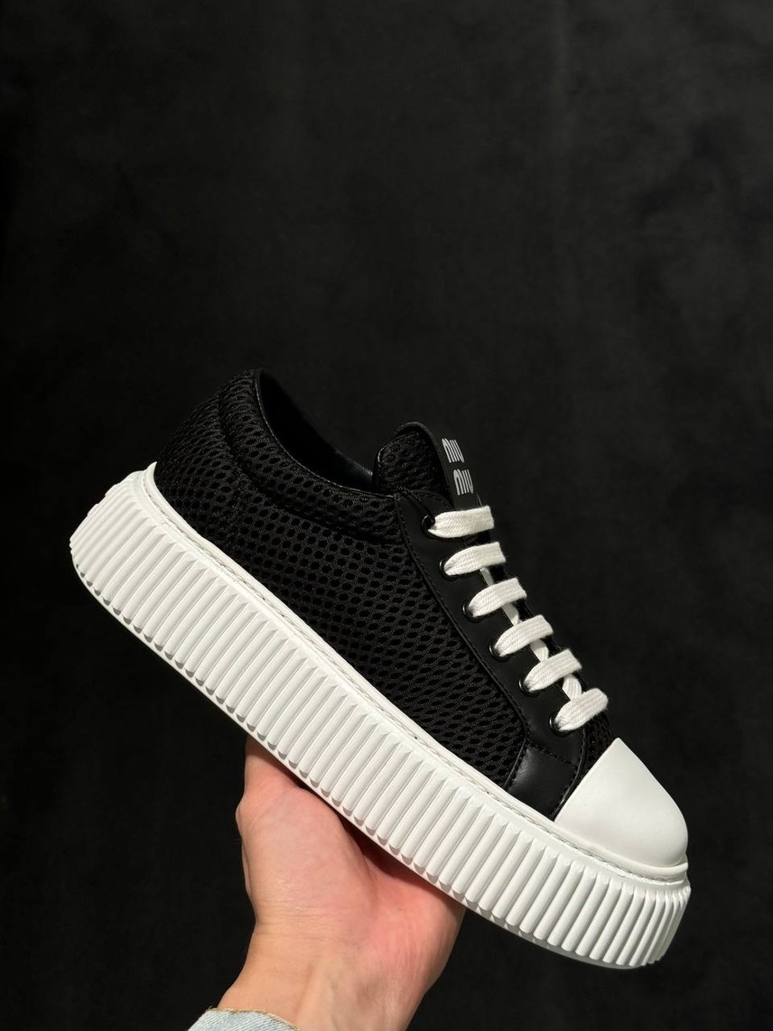 MIU MIU Sneakers side view - Women's luxury Shoes
