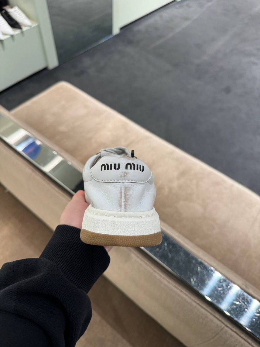 MIU MIU Sneakers side view - Women's luxury Shoes