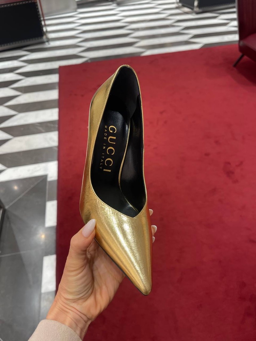 GUCCI Pumps side view - Women's luxury Shoes