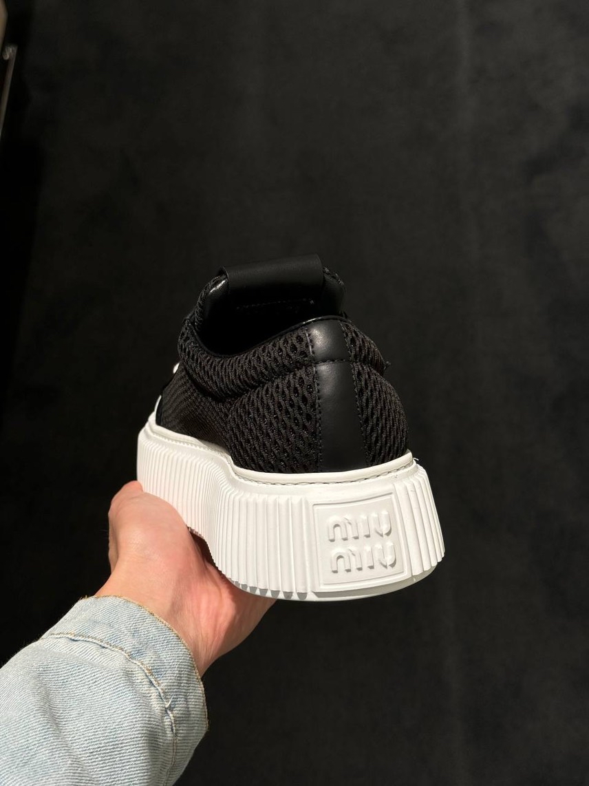 MIU MIU Sneakers side view - Women's luxury Shoes