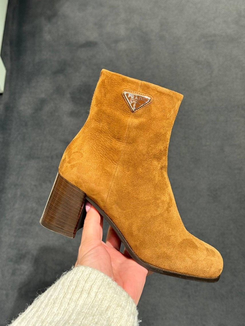 PRADA Boots front view - Women's luxury Shoes