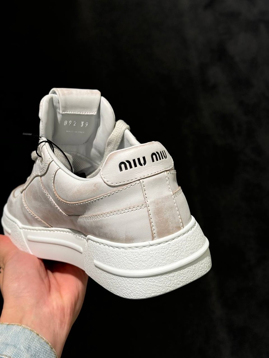 MIU MIU Sneakers side view - Women's luxury Shoes